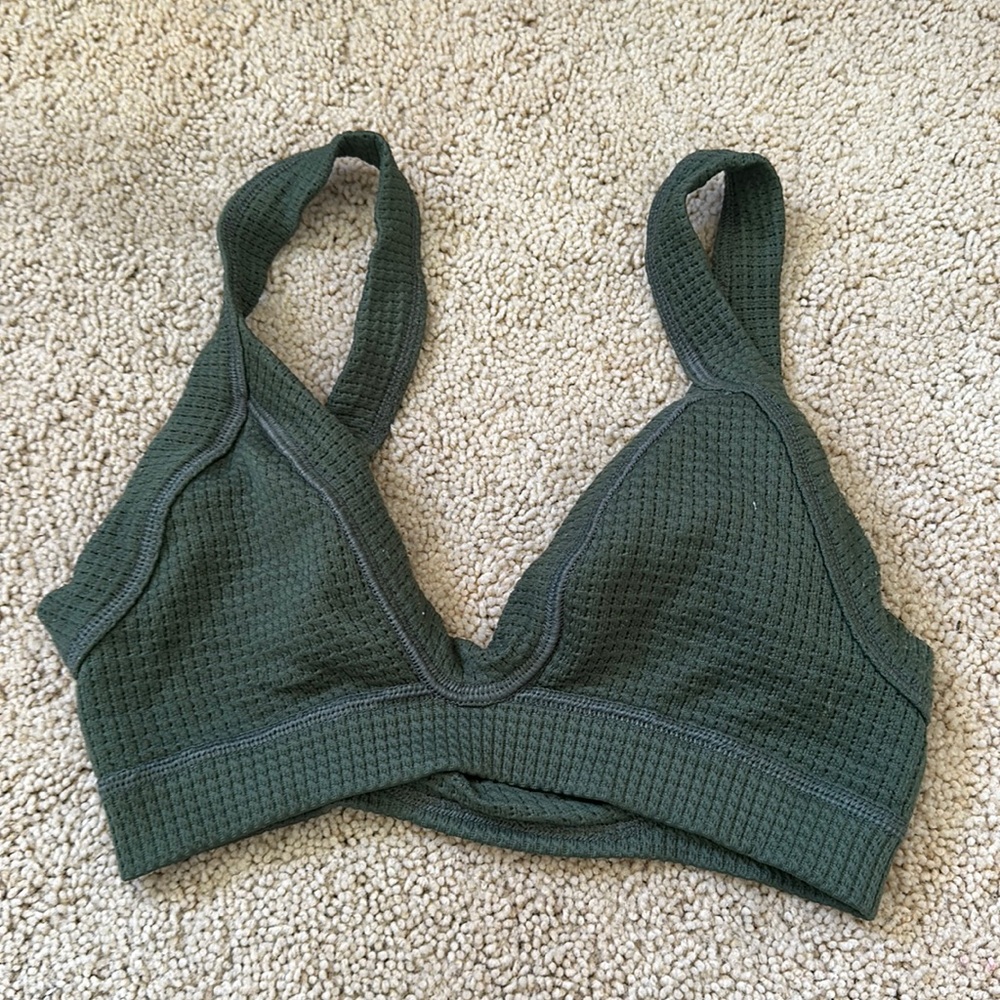 UO GREEN BRA/TOP XS/S